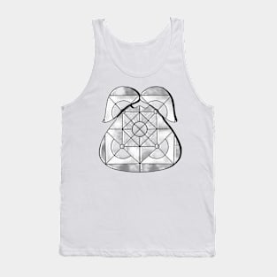 Stained Glass Beard Tank Top